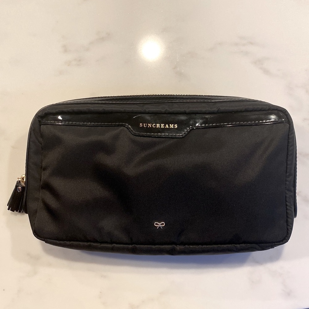 Anya Hindmarch Suncreams Nylon Zippered Pouch